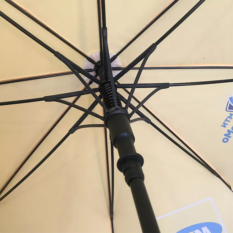 Ombrello promozionale dritto a strato singolo con ombrello da golf pubblicitario personalizzato
