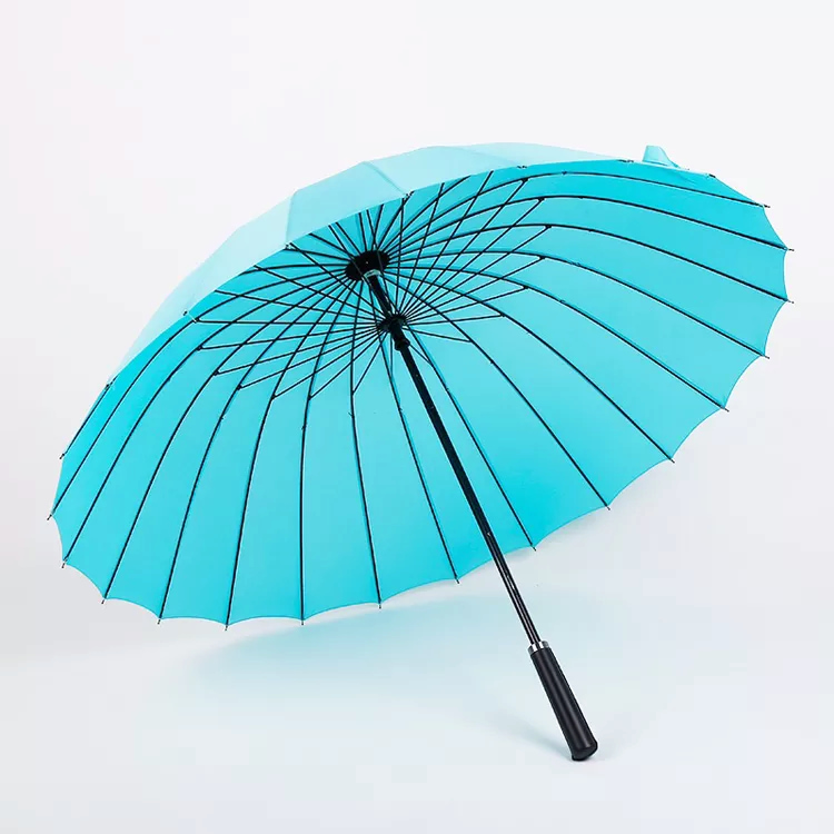 24K grande ombrello da golf manuale all'ingrosso personalizzato personalità logo aziendale stampa
